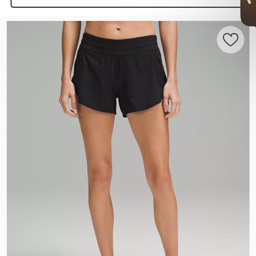 Lululemon black tracker shorts